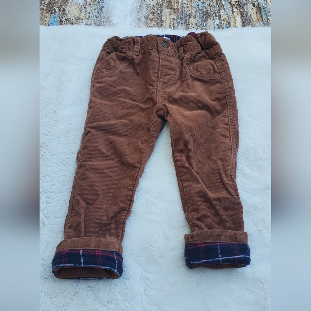 Brown Mud Pie Corduroy Boys Pants Size 24m/2T